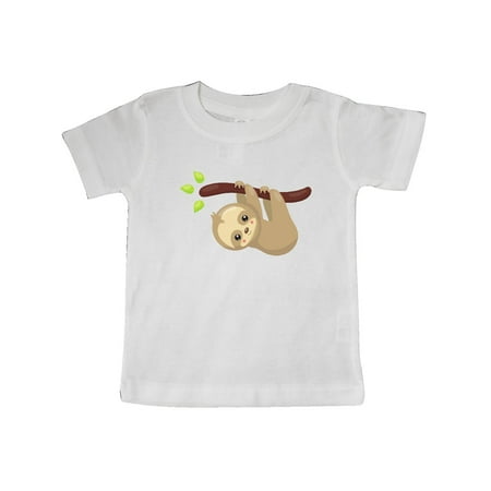 

Inktastic Cute Sloth Little Sloth Baby Sloth Lazy Sloth Gift Baby Boy or Baby Girl T-Shirt