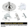 thumbnail image 4 of Stainless Steel Dryer Rear Bearing Kit- Compatible with Dryers 5303281153, 4 of 7