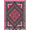 Pink Black White, Pattern 1, variant on ODIKA Zebra Pink Motif Striped Border Spotted Center Leopard Print for Playroom, Bedroom, Reading Nook, Pet Friendly & Kids Safe Play
