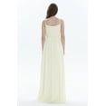 thumbnail image 3 of Women's Beach Wedding V Neck Spaghetti Strap Floor Length Bridesmaid Dress, 3 of 5