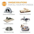 thumbnail image 7 of K&H Pet Products Deluxe Ortho Bolster Sleeper Pet Bed Green Paw Print Large 40 Inches, 7 of 7