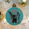 thumbnail image 5 of It's All About Faith Freedom Family Boots Dog Wood Christmas Tree Holiday Ornament, 5 of 7