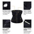 thumbnail image 6 of Waist Trainer for Women Corset Belly Cincher Tummy Control Bustier Shapewear Body Shaper Neoprene Workout Girdle, 6 of 9
