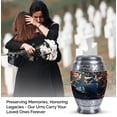 thumbnail image 4 of Black Owl Urn, Small Urns For Human Ashes Keepsake, Drop Urn For Ashes Adult Male, Miniature Urn 3 Inch Pack Of 1, Cremation Urns For Adults, Urns For Woman Human Ashes, Ash Holders For Human Ashes, 4 of 5
