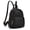 Black, variant on Quilted Mini Backpack for Women PU Leather Backpack Purse Small Casual Daypack for Ladies