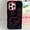 Black, variant on Dteck Fuzzy Fluffy Case for iPhone 15 Pro Max, Cute Winter Warm Plush Furry Case with Fur LOVE Heart Design Soft Back Shockproof Protective Phone Cover for Women Girls,Black-Red Love