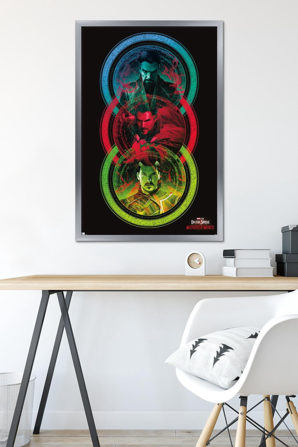 Marvel Doctor Strange in the Multiverse of Madness - Tricolor Wall Poster, 22.375" x 34" Framed
