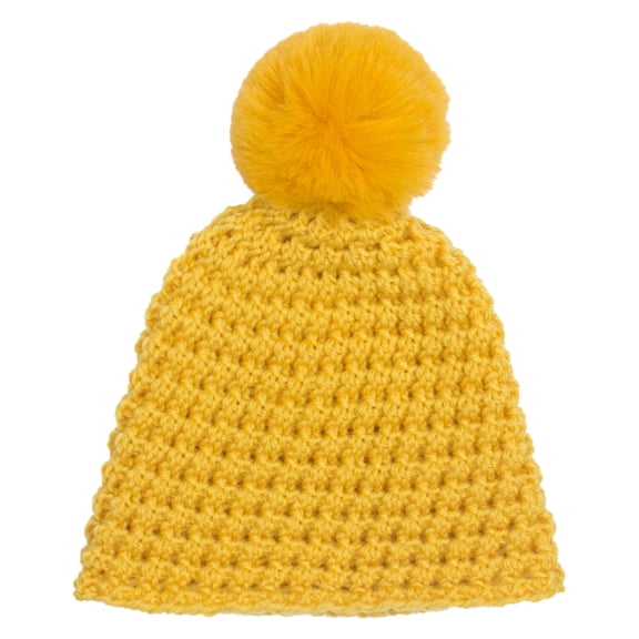 Diufon Kids Knitted Beanie Hats Toddler Baby Winter Cute Stretch Windproof Warm Hat Solid Color Outdoor Cap