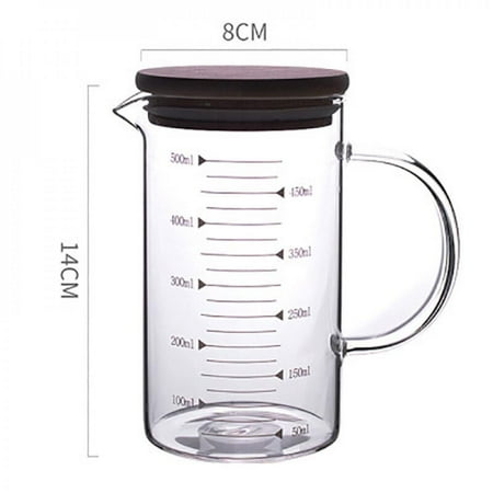 

Oaktree Heat-resistant Beaker Thickened Scale Cup Measuring Cup Transparent Cup High Borosilicate Glass Kitchen Decoration