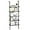 Black, variant on PINDEE 5 Tier Bookshelf Ladder Shelf Industrial Metal Frame with Wood Board Wall Mount or Freestanding for Home Office Living Room.White/Oak,1 piece