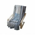 thumbnail image 4 of White Soft Flannel Fleece Throw Blanket, Empty Urban Modern Loft Apartment Home with Ocean Sea Sunny Sky View, Cozy Plush for Indoor and Outdoor Use, 50" x 60", Sky Blue White and Black, by Ambesonne, 4 of 6