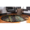 thumbnail image 2 of Unique Loom 3119609 6 x 6 ft. Lilly Jardin Round Rug, Multi Color, 2 of 2