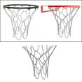 thumbnail image 3 of Xingzhi 12-Loop Basketball Net Zinc Plated Steel Indoor Outdoor Rim Loop Argent, 3 of 9