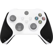 PlayVital Premium Grips for Xbox Series X/S Controller, Split Design Soft Hexagonal Diamond Textures Sweat-Absorbent Handle Grips Protector for Xbox Core Wireless Controller - Black