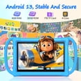thumbnail image 2 of FITIFUN Kids Tablet 7 inch Tablets for Kid,4GB RAM 32GB ROM 1TB Expanded,Quad-Core,HD IPS Display, Wifi, Parental Control, Dual Camera,Blue, 2 of 8