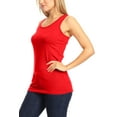 thumbnail image 3 of Women's Casual Solid Sleeveless Basic Cami Tank Top, 3 of 5