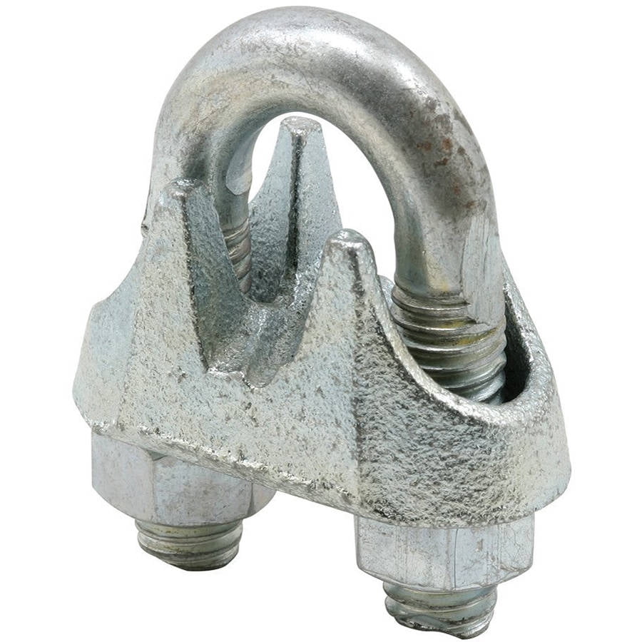 PrimeLine GD 12252 Garage Door Cable Clamps, 5/16 Galvanized,(Pack of 2)