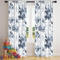 thumbnail image 5 of Blackout Kids Curtains,Pioneer Flower Floral Print Pattern Childrens Insulated Curtains Set Of 2,Bedroom Essentials,Toddler Room Decor 42"x84", 5 of 5