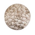 thumbnail image 2 of Round/Rectangle Placemats, Gold Pressed Vinyl Table Mats with Hollow Out Design, No-Slip Heat Resistant Mats for Dining Table Kitchen Decor Party Wedding Accent Centerpiece, 2 of 8