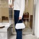 thumbnail image 4 of Sywqhk Bolso Retro Con Cadena De Animales Para Las Axilas, Monedero Para Mujer, Bolso De Mano Con Asa Superior De Felpa (6) Sywqhk Para estrenar, 4 of 9