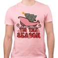 thumbnail image 2 of Sleigh Tis the Season Shirt Unisex 2X-Large Pink, 2 of 5