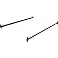 thumbnail image 1 of Pemberley Row High Carbon Steel Coffee Bed Rails Twin/Full Easy to Assemble 39-54"W x 76"D, 1 of 4