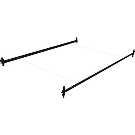 Pemberley Row High Carbon Steel Coffee Bed Rails Twin/Full Easy to Assemble 39-54"W x 76"D