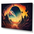 thumbnail image 2 of Designart "Cosmic Chromatics Landscape I" Space Canvas Art Print, 2 of 5