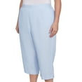 thumbnail image 4 of Alfred Dunner Womens Plus-Size Heat Set Embroidered Capri, 4 of 4