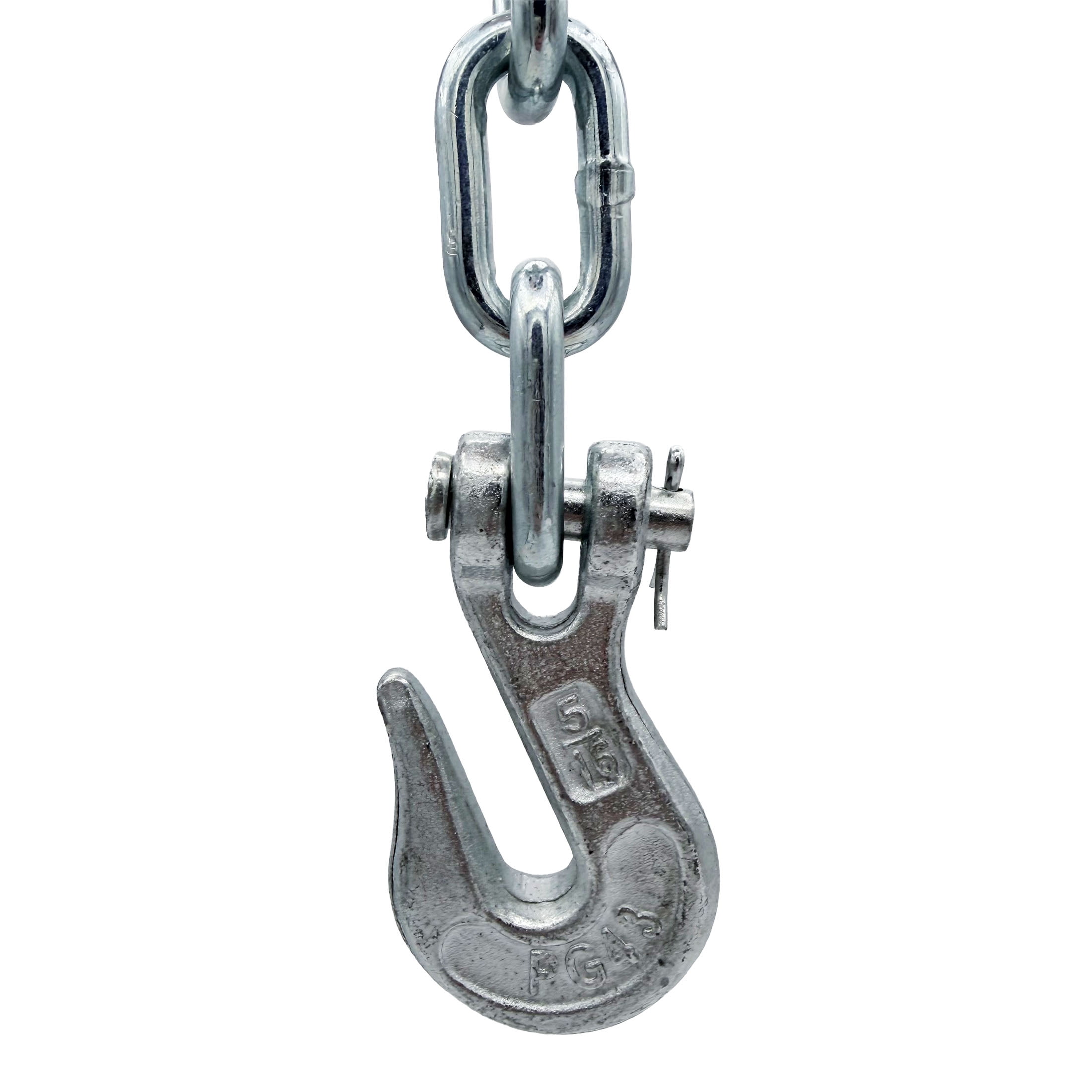 5/16" Proof Coil Chain, 10', Grade 30, Peerless Chain Company, #4851210