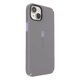 thumbnail image 4 of Speck iPhone 14 Plus CandyShell Pro Case slim Soft-touch in Grey and Purple, 4 of 13