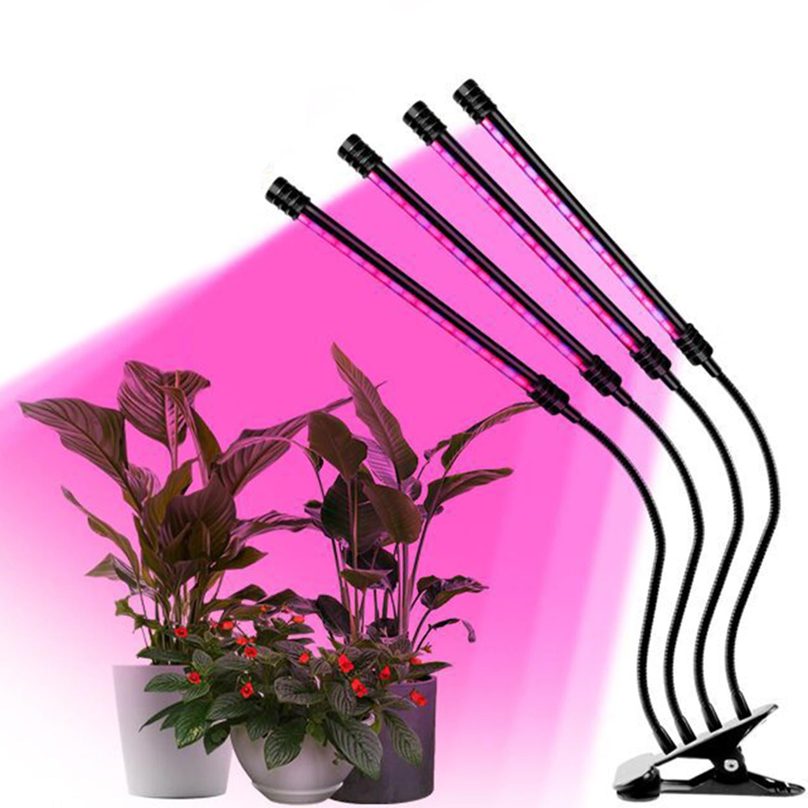 LED Grow Lights, Red Plant Lights, 10 Dimmable Brightness Plant Lights