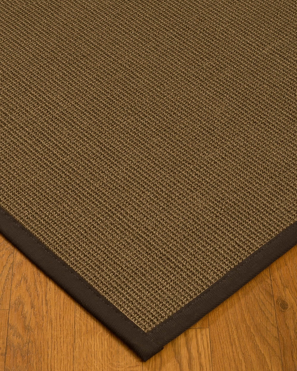 NaturalAreaRugs Dalton Custom Sisal Rug (10' x 10') Fudge Border