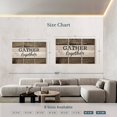 thumbnail image 3 of Elephant Stock Gather Together Typography I Wall Art - Horizontal Multi Panel Canvas - Living Room Wall Decor - Wall Signs Multi Panel - Brown And Black Decor - 74" x 48", 3 of 4