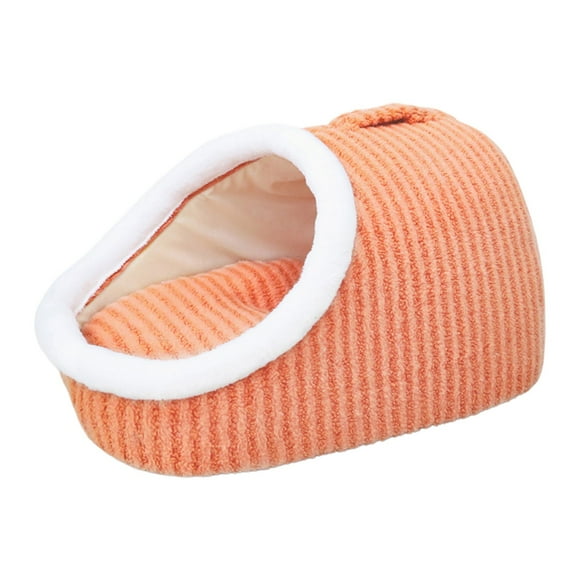 Riforla Cozy Pet Bed Indoor Bed with Removable Mattress Warm Cat Sleeping Bed Cat Ho.use Indoor Bed Non Washable Soft Pet Slipper Bed for Small and Medium Pet Cushion N
