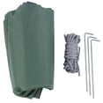 thumbnail image 3 of Toldo De Protección Solar, Toldo Para Exteriores, Senderismo Impermeable Para Acampar Al Aire Libre OTVIAP Verde militar plateado 5*5*5M, 3 of 8