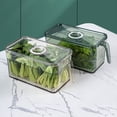 thumbnail image 5 of Contenedor fresco, contenedor de ahorro de productos para refrigerador, contenedor de almacenamiento de frutas y verduras, caja de contenedor para refrigerador (no apto para lavavajillas), 5 of 5