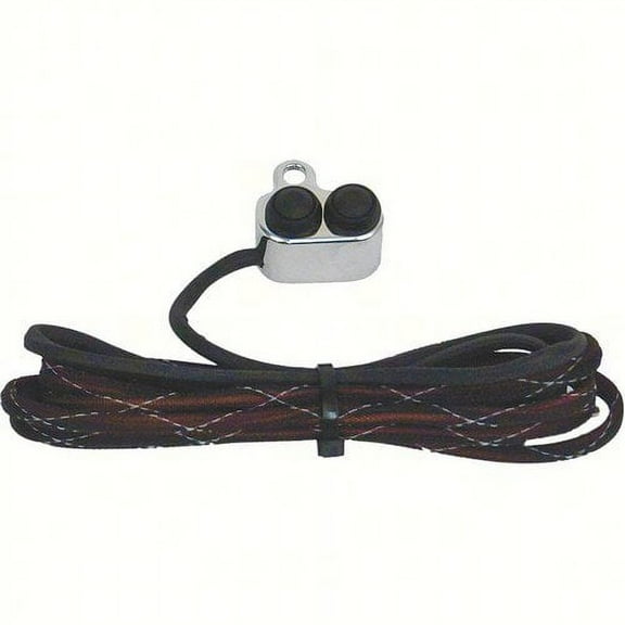 Arnott Air Suspension Chrome Handlebar-Mounted Push Button Compressor Switc