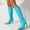 Blue, variant on Jsaierl Knee High Boots for Women Sexy Stiletto High Heel Gogo Boots,Leather Pointed Toe Chunky Knee High Platform Dress Boots, Fashion Long Chunky Tall Gogo Boots for Fall