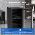 thumbnail image 5 of WAA 3.1 Cu.Ft. 1-Door Stainless Steel Glass Door Beverage Refrigerator, 5 of 7
