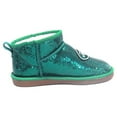 thumbnail image 2 of Women's Cuce  Green New York Jets Sequin Ankle Boots, 2 of 4