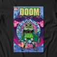 thumbnail image 3 of Marvel Comics Retro Doctor Doom & Galactus Battle Comic Villain Men's T Shirt (Black, S-XXXL), 3 of 4