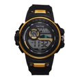 thumbnail image 1 of Reloj de pulsera informal de moda para hombres y estudiantes con correa de silicona resistente al agua, color amarillo, 1 of 2