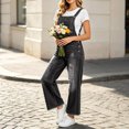 thumbnail image 2 of Tqcoqu Women's Ripped Denim Overalls, Wide Leg Jumpsuit, Casual Loose Frayed Hem Bib Overalls for Daily Outdoor Wear,Women's,Size S-XXL, 2 of 7