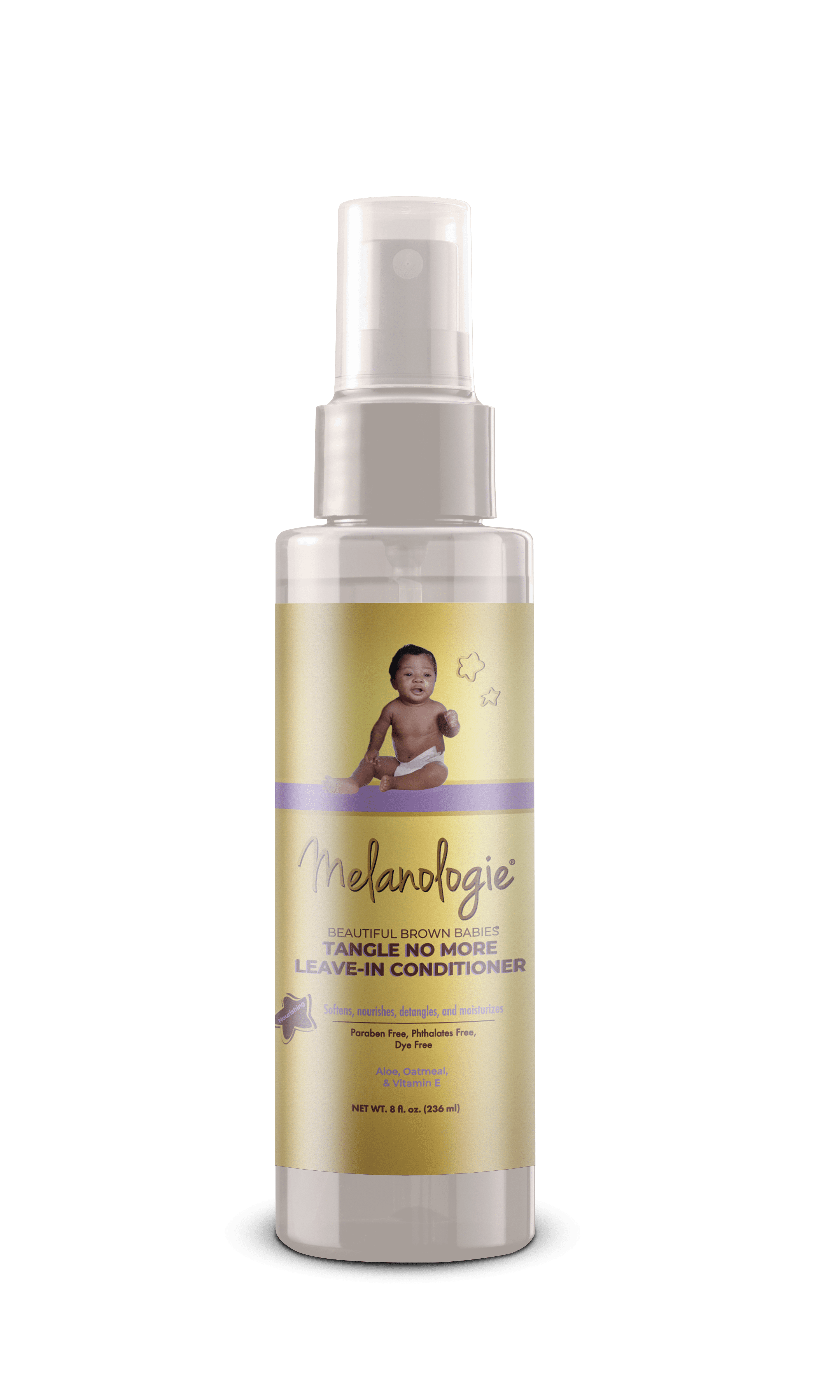 Melanologie Beautiful Brown Babies Tangle No More Leave-in Detangler