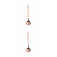 thumbnail image 3 of Cateissary Mango Largo Acero Inoxidable Cuchara Café Helado Sopa Cucharita Cubertería Type3 NO3, 3 of 6