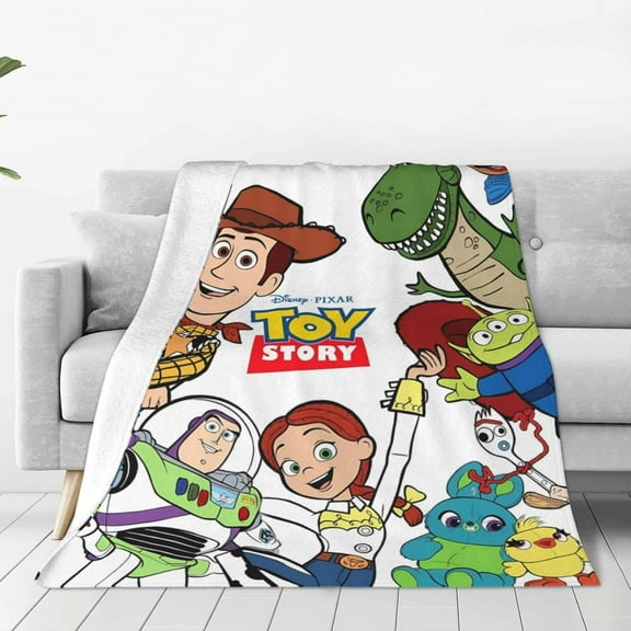 Toy Story Plush Throw Blanket Gifts for Fans Girls Boys Women Present Suitable for a variety of settings 40"x30"