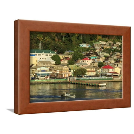 Town of Soufriere, St. Lucia, Windward Islands, West Indies, Caribbean, Central America Framed Print Wall Art By Richard
