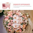 thumbnail image 3 of Round Flower Box Preserved Flower Box Gift Wrapping Box Valentine's Day Gift, 3 of 8