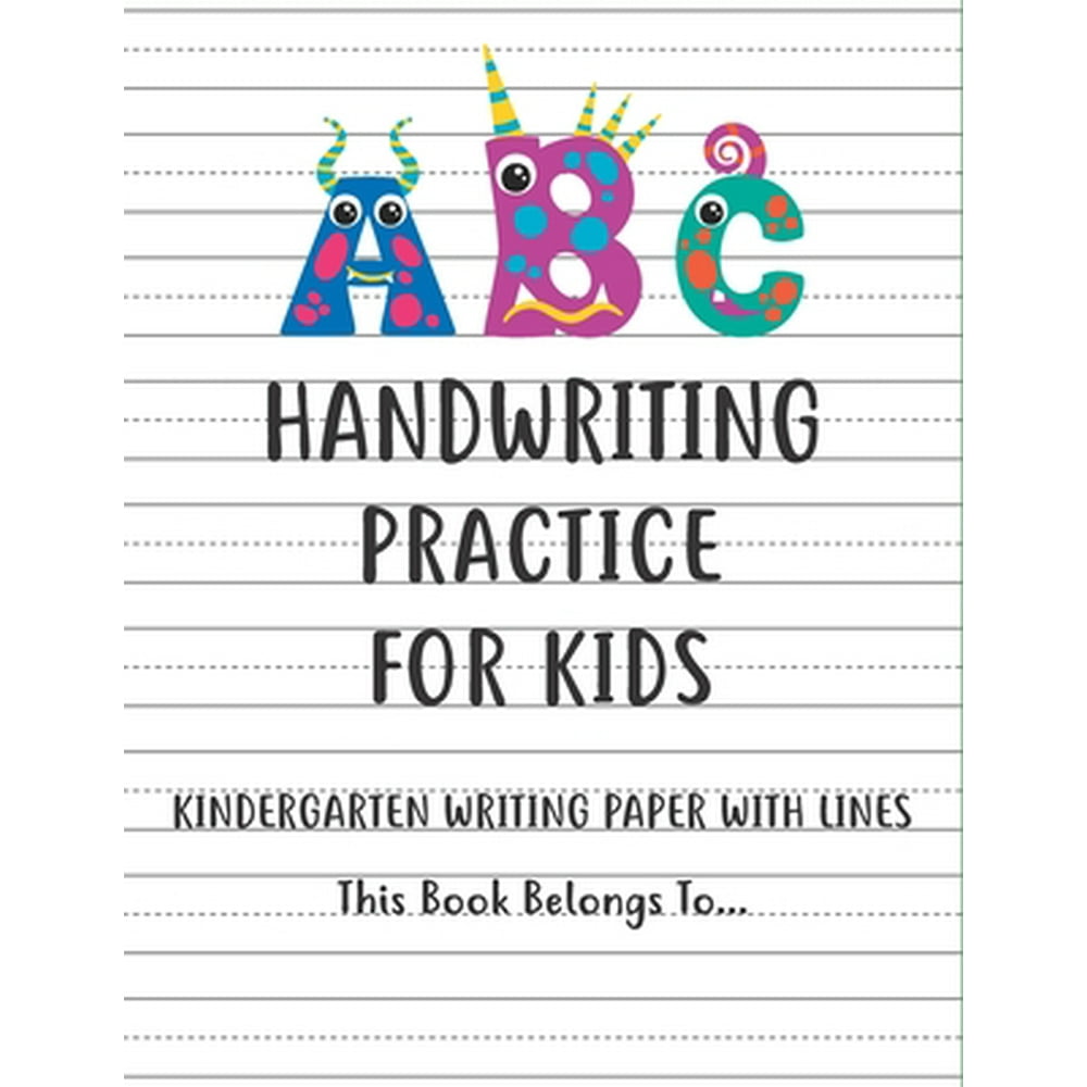 Writing Paper for kids Kindergarten writing paper with lines